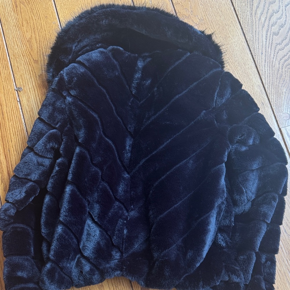 Cavalini Luxurious Black Teddy Jacket - Picture 5 of 5
